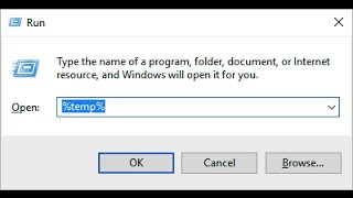 How to delete temporary files in windows 10