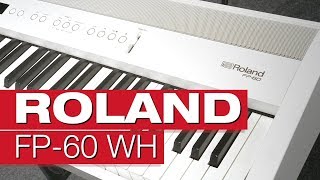 Video thumbnail for Roland FP 60 WH Digialpiano (Mobil und elegant) by session