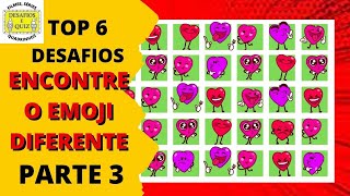 DESAFIO EMOJI DIFERENTE VOL.3 / DESAFIOS E QUIZ / ENCONTRE O EMOJI DIFERENTE/ ACHE O EMOJI DIFERENTE