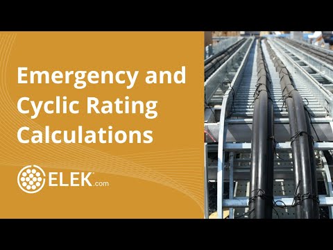 Emergency and Cyclic Rating Calculations | ELEK Cable HV Software Tutorial