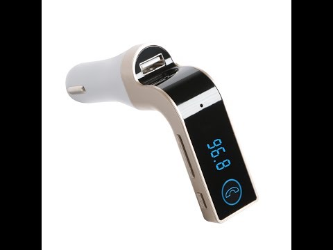 Car Wireless Bluetooth FM Transmitter USB Charger Hands-free Call