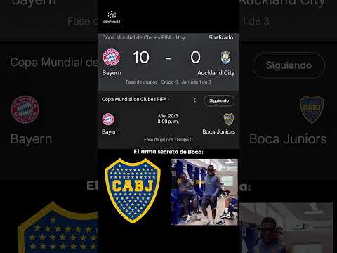 Boca Juniors vs Bayern Munich, Mundial de Clubes #Argentina #Boca #BayernMunich #BocaJuniors #Futbol