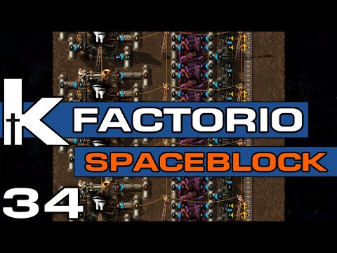 Factorio Spaceblock - Ep 34 | Rocket Smelting | Modded Factorio 0.18