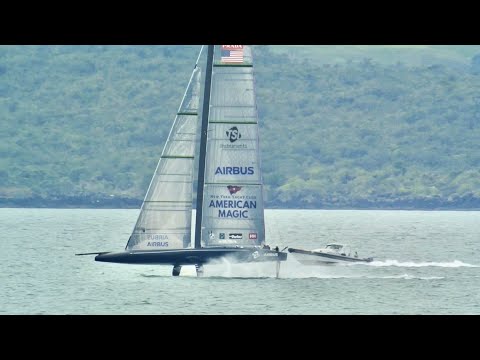 2021 America's Cup: American Magic's training.