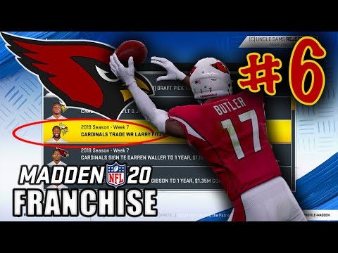 MADDEN 20 ARIZONA CARDINALS FRANCHISE EP 6 | LARRY FITZGERALD TRADED TO THE VIKINGS! (DOUBLE-HEADER)