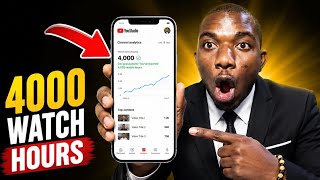 Download lagu I Tried Getting 4000 Watch Hours on YouTube in 5 Days - (To see if it Works) mp3