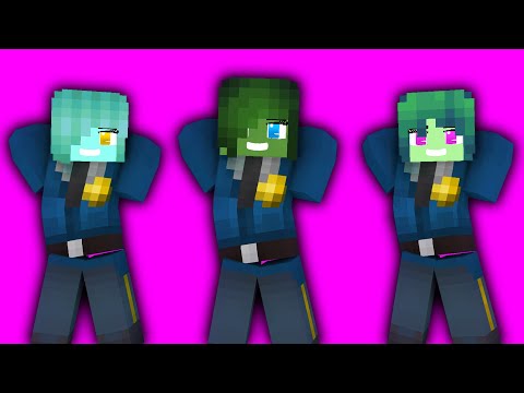 MONSTER SCHOOL : SUPER IDOL DANCE MEME POLICE ZOMBIE FAMILY - MINECRAFT ANIMATION