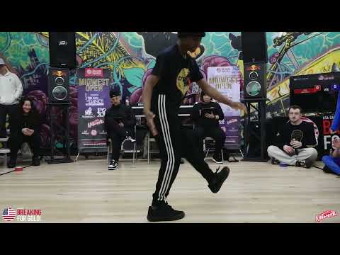 Joe Vs Sachi - Youth Top 16 - Midwest Open 2023 - Breaking For Gold USA - BNC