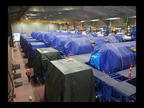 Transporting Engines to Kuester Generating Station