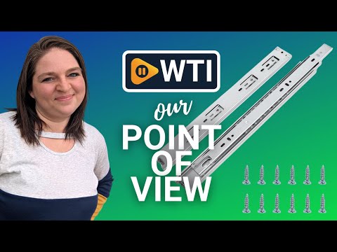 HOMANDS 18 Inch Drawer Slides Side Mount Rails - WTI product video review