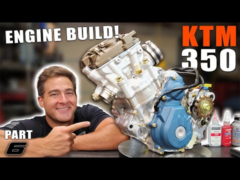 Incredible KTM 350 Engine build from start to finish! (with a Custom Touch)