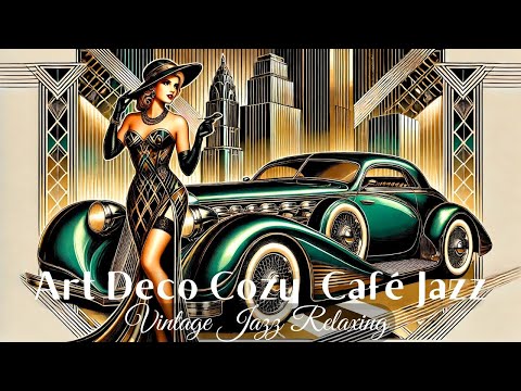 Relaxing Art Deco Jazz: A Vintage Journey Through 1930s-1940s Elegance 🎺✨