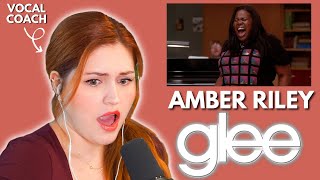 GLEE I Mercedes &quot;And I am Telling you&quot; I Vocal coach reacts!