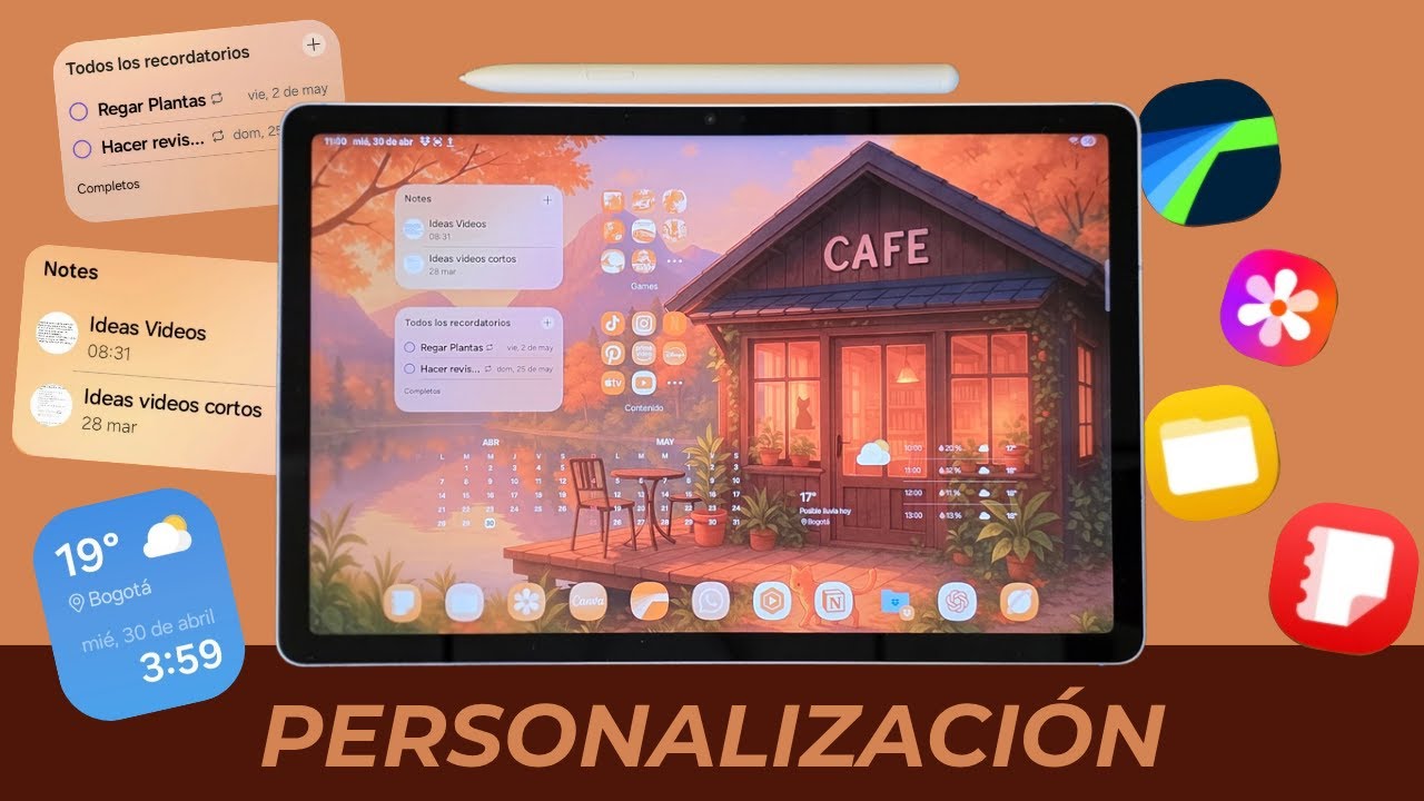 🎨Customizing my Galaxy Tab S10 Fe 📚 / Complete Customization Guide 😎