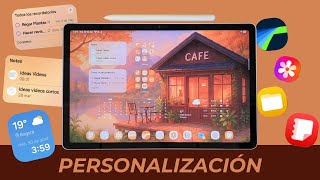 🎨Customizing my Galaxy Tab S10 Fe 📚 / Complete Customization Guide 😎