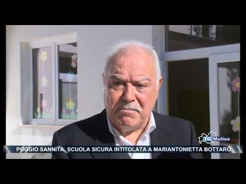 Poggio Sannita, scuola sicura intitolata a Mariantonietta Bottaro