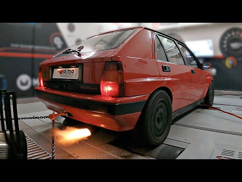 1989 Lancia Delta HF Integrale 16V feat. Straight Pipe & Anti-Lag on the DYNO | *VOLUME WARNING* ⚠️