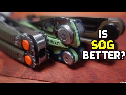 Is SOG's New Tellus Mt Better Than Leatherman and Gerber?