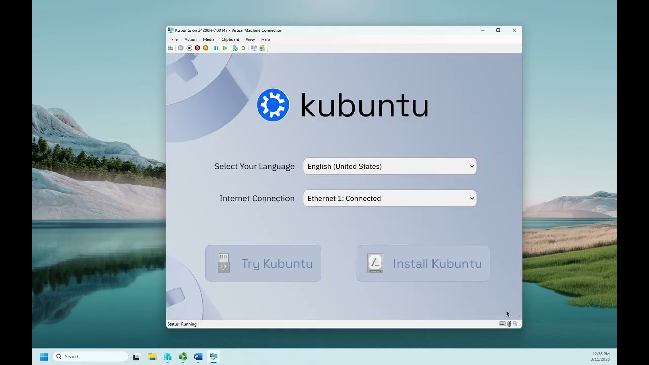 Installing Kubuntu