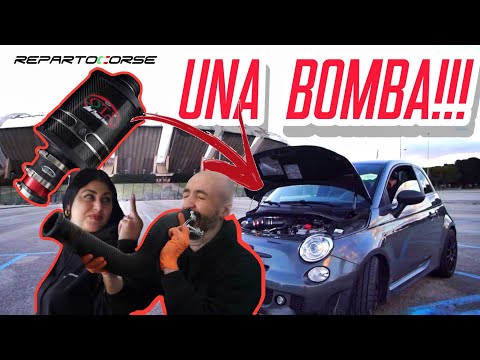 THIS AIRBOX IS THE BOMB! BMC OTA installation on an ABARTH 595 and road test | REPARTOCORSE