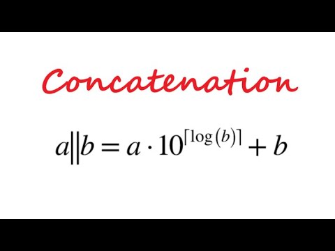 What is Concatenation? [OLD]