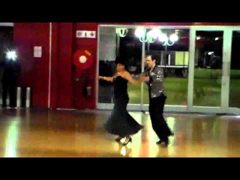 Warren Geyer and Sharon Kibur Cha-Cha at Expressions Dance Studio