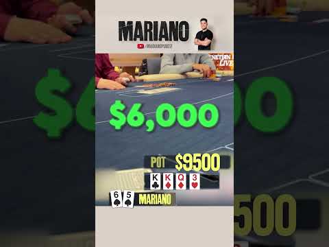 $30.000 Bluff mit 6-High 😳