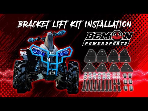 How To Install a Demon HD Bracket Lift Kit on Can Am Renegade & Can Am Outlander | #HowTo #LiftKit