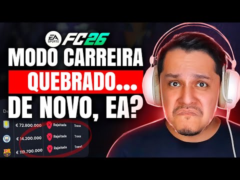 Esse BUG QUEBROU o Modo Carreira do FC 26! 😡