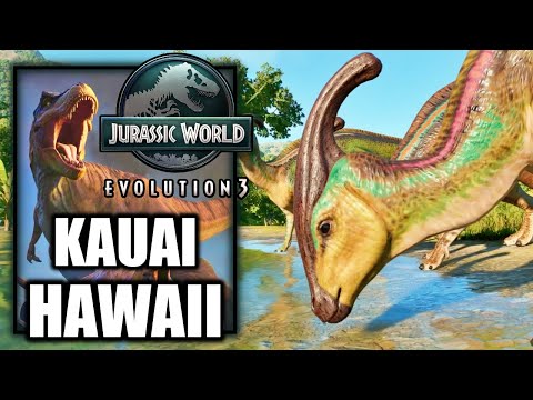 Jurassic World Evolution 3 - Kauai Hawaii 5 Stars - No Commentary Playthrough Part 2