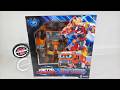 First Look Unboxing SamG Entertainment Metal Cardbot Mech Tackle Mega Trucker US Version