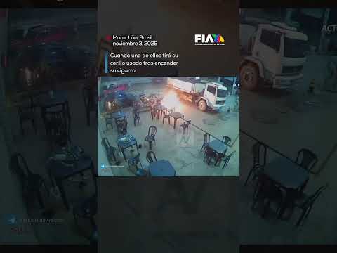 En Maranhão, Brasil, una cita a lado de una gasolinera casi termina en tragedia
