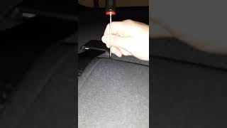 2016 2017 2018 2019 2020 Malibu rear seatback release from inside car cabin (to access trunk)