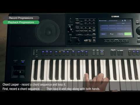 PSR-SX900 - CHORD LOOPER: Record a chord and loop it