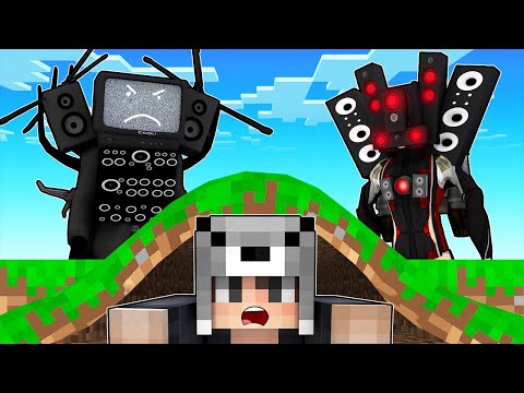 TITAN SPEAKERMANİ MANHUNT'ta TROLLEDİM 😱 - Minecraft