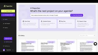 PaperGen Tutorials - 1. Directly Getting Started
