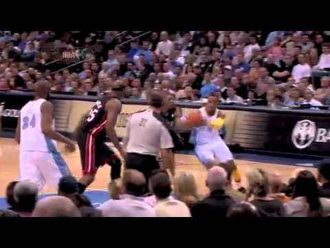 JR Smith Amazing Layup Against the Heat (January 13, 2011)