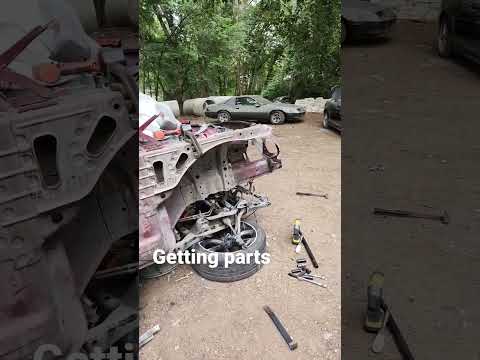 radiator support and frame rail removal