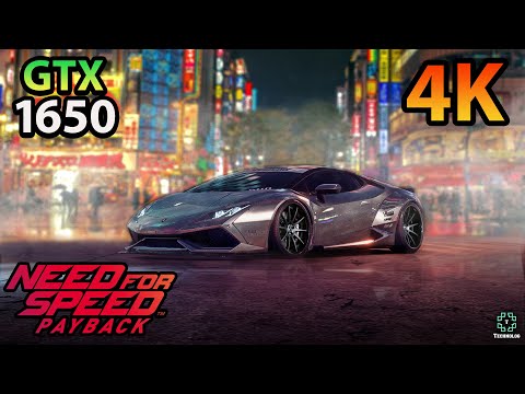 Need for Speed Payback 4K! (NFS Payback) GTX 1650 + i5 9400F (4K High Settings) in 2021