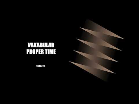 VAKABULAR - Proper Time (VANAL26)
