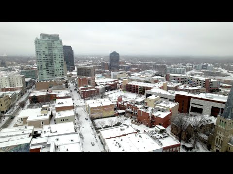 Durham After the Snow -- Aerial Footage (January 25, 2026)