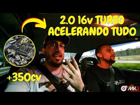 ROLÊ DE APZÃO 2.0 16v TURBO! Gol Copa forjadão acelerando tudo!