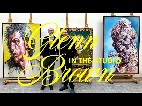 Inside the studio of the artist, Glenn Brown - art reimagined