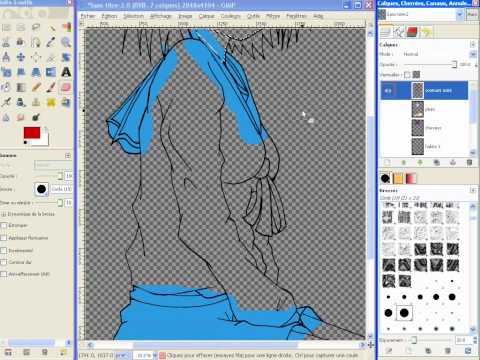 comment colorier avec gimp 2