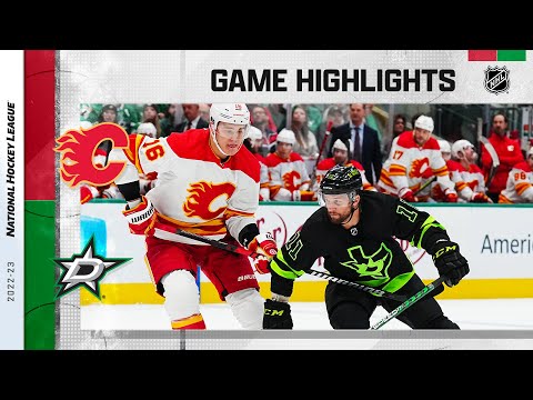 Flames @ Stars 1/14 | NHL Highlights 2023