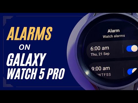 How to Set Alarm on Galaxy Watch 5 Pro
