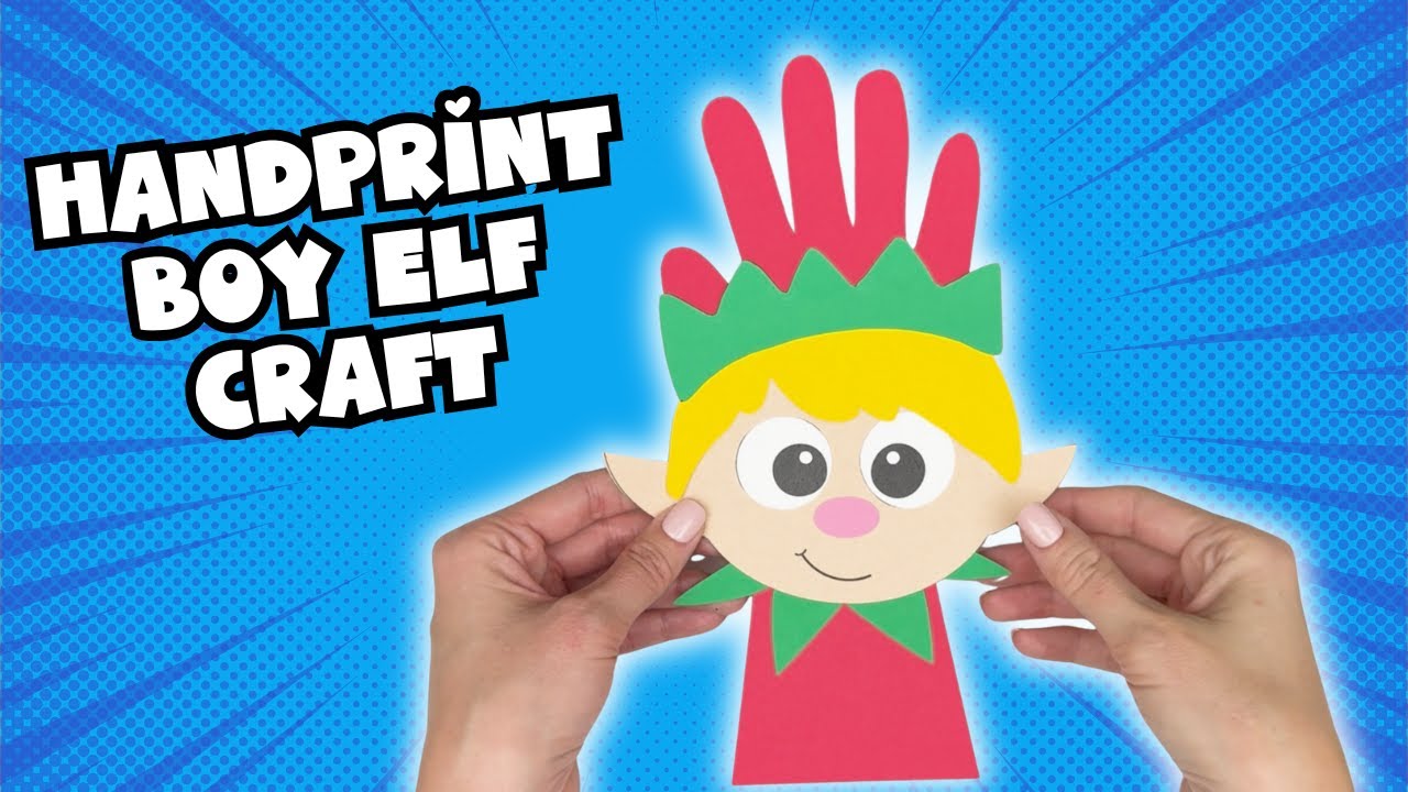Elf Hand Print Craft