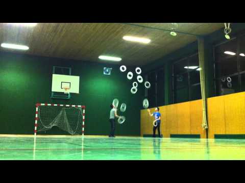 13 ring passing world record