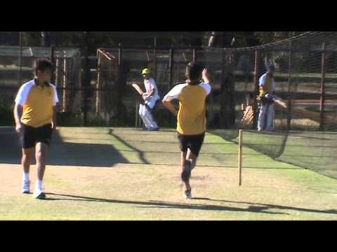 Under 14 bowlers from behind bowlers 3