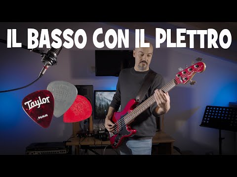 LEZIONI DI BASSO - SUONARE IL BASSO CON IL PLETTRO